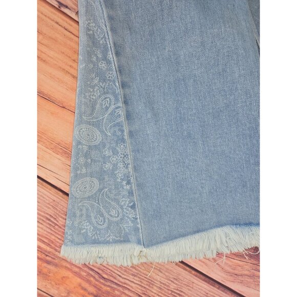 KanCan Signature High Rise Extreme Flare Jeans 23 x 33 Blue Stretch Denim - Picture 7 of 9